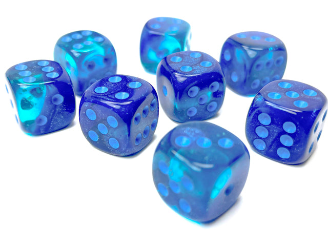 Gemini Blue-Blue/Light Blue 12mm D6