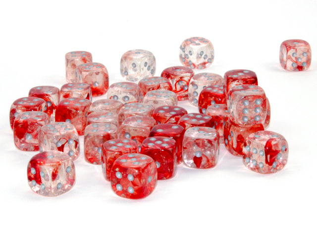 Nebula Red Silver Luminary 12 Mm Set