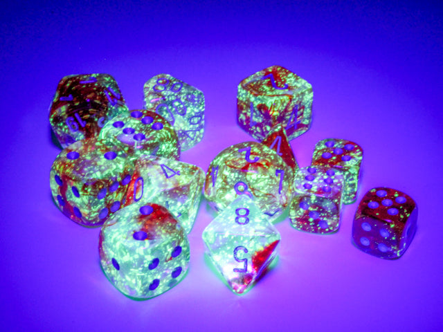 Nebula Red Silver Luminary 12 Mm Set