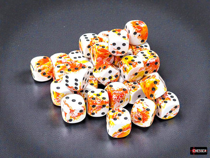 Brush Dice Sunrise 12mm Dice Block