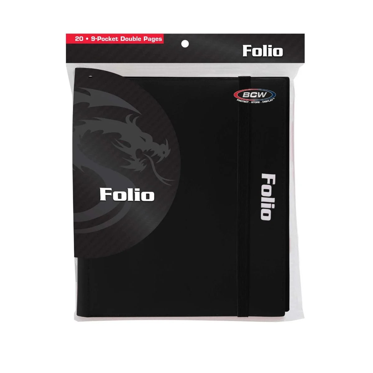 BCW Folio 9-Pocket Binder - Black