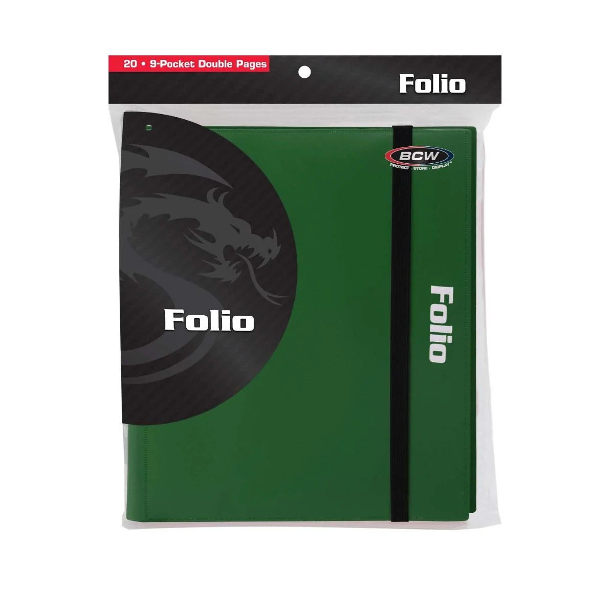 BCW Folio 9-Pocket Binder - Green