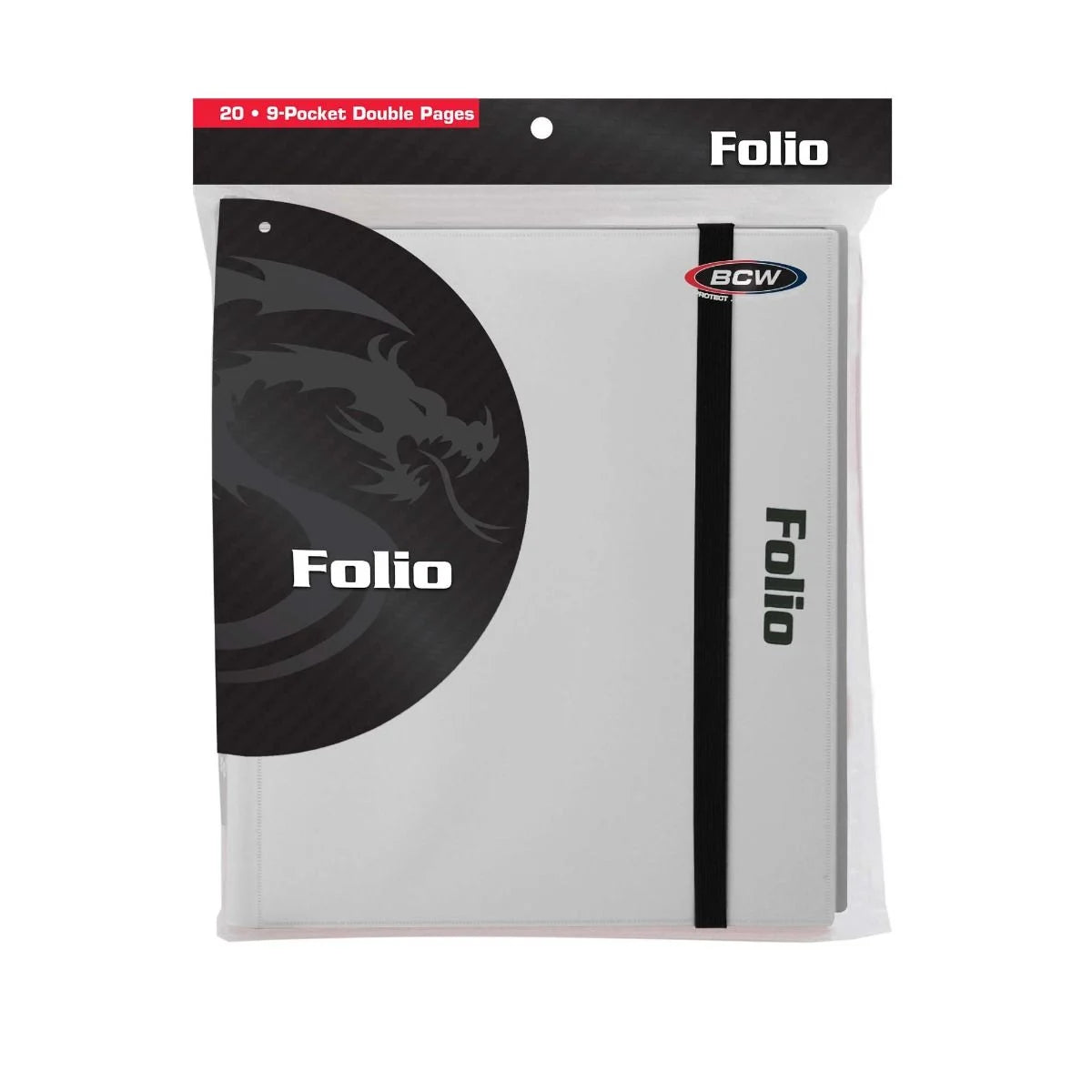 BCW Folio 9-Pocket Binder - White