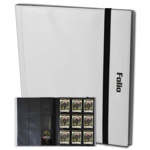 BCW Folio 9-Pocket Binder - White