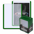 BCW 3x4 Topload Card Holder Pack - Green