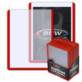 BCW 3x4 Topload Card Holder Pack - Red