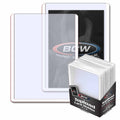 BCW 3x4 Topload Card Holder Pack - White