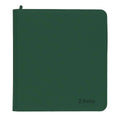 BCW Z-Folio 12-Pocket Zip Binder - Green