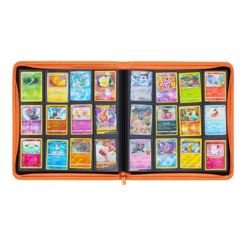 BCW Z-Folio 12-Pocket Zip Binder - Orange