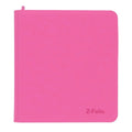 BCW Z-Folio 12-Pocket Zip Binder - Pink