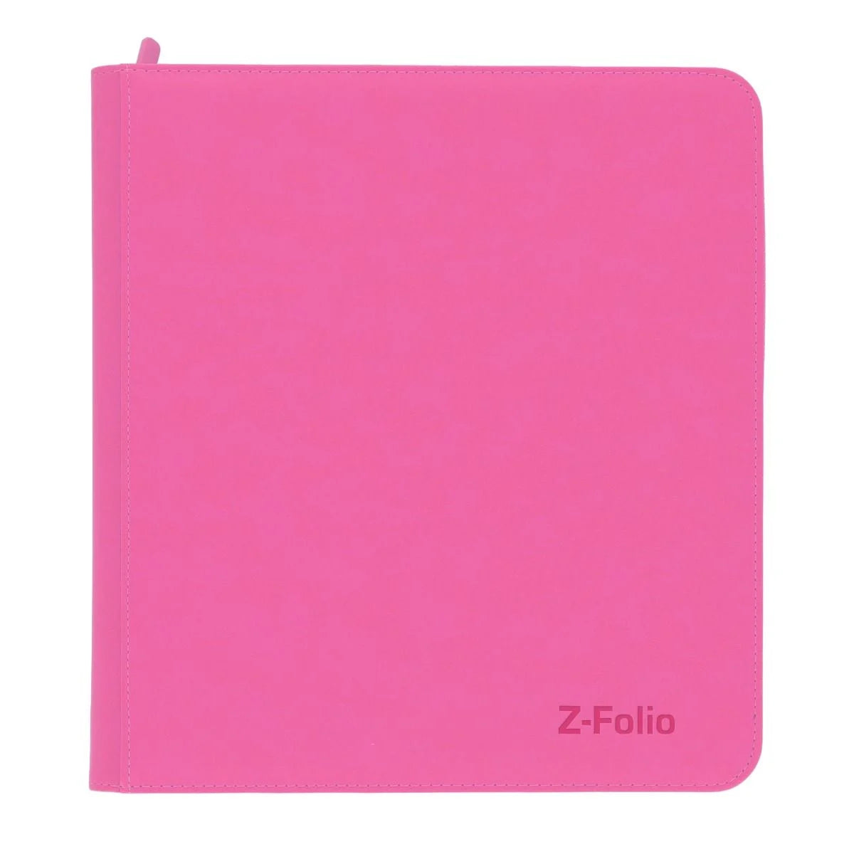 BCW Z-Folio 12-Pocket Zip Binder - Pink
