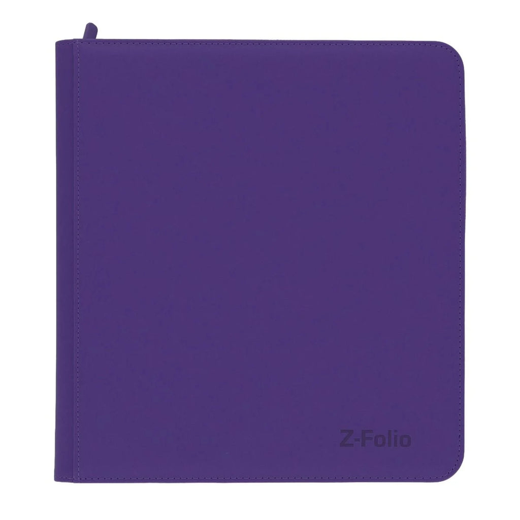 BCW Z-Folio 12-Pocket Zip Binder - Purple
