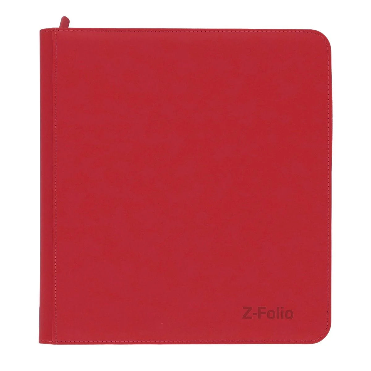 BCW Z-Folio 12-Pocket Zip Binder - Red