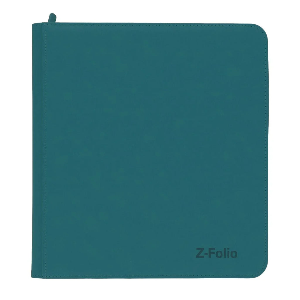 BCW Z-Folio 12-Pocket Zip Binder - Teal