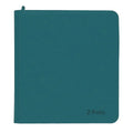BCW Z-Folio 12-Pocket Zip Binder - Teal