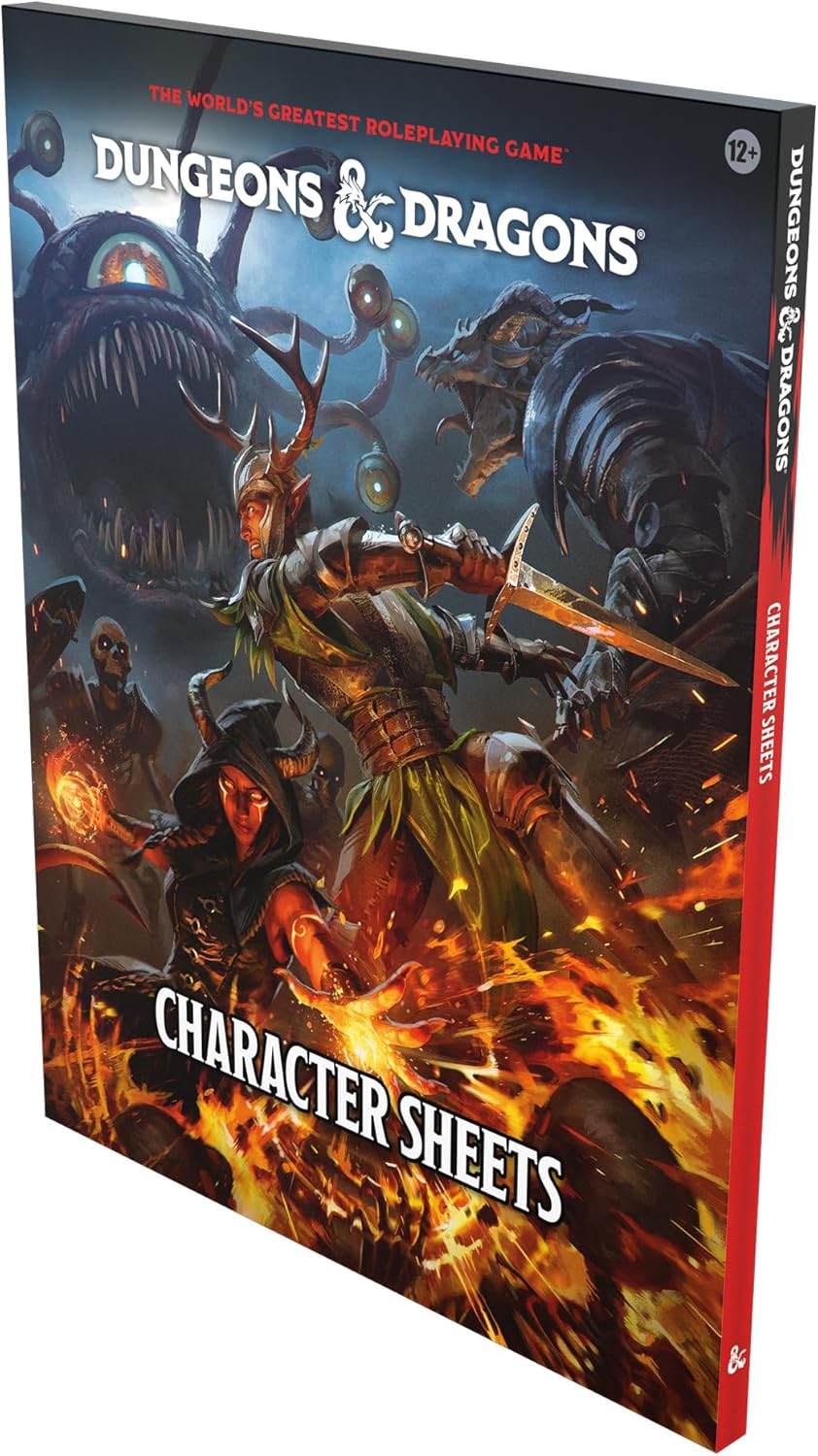 Dungeons & Dragons Character Sheets 2024