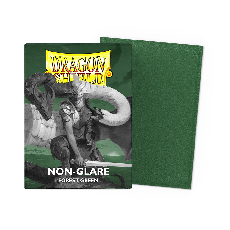 Dragon Shield 100ct Box Matte Non-Glare Forest Green