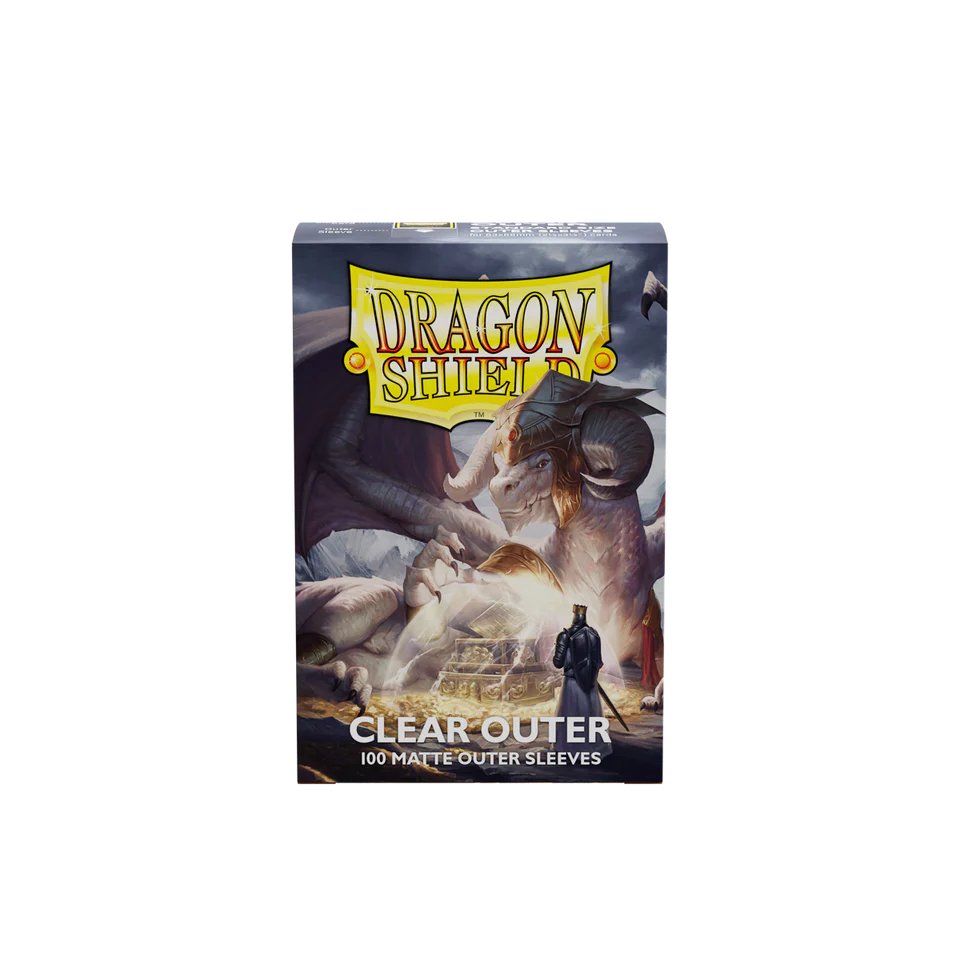 Dragon Shield 100ct Outer Sleeves Matte Clear