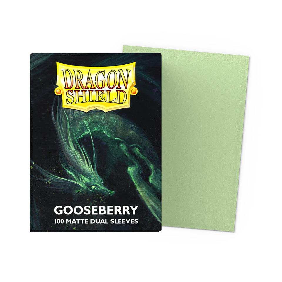 Dragon Shield 100ct Box Matte Dual Gooseberry