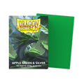 Dragon Shield 100ct Box Dual Matte Apple Green & Silver