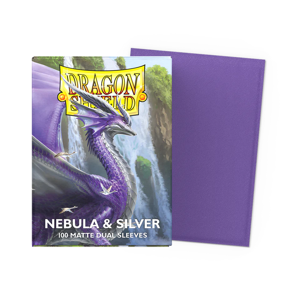 Dragon Shield 100ct Box Dual Matte Nebula & Silver