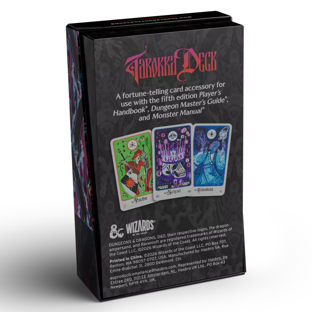 Dungeons & Dragons Ravenloft Horrors Within Tarokka Deck -Fso