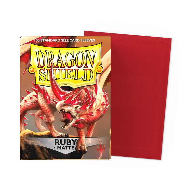 Dragon Shield 100ct Box Matte Ruby