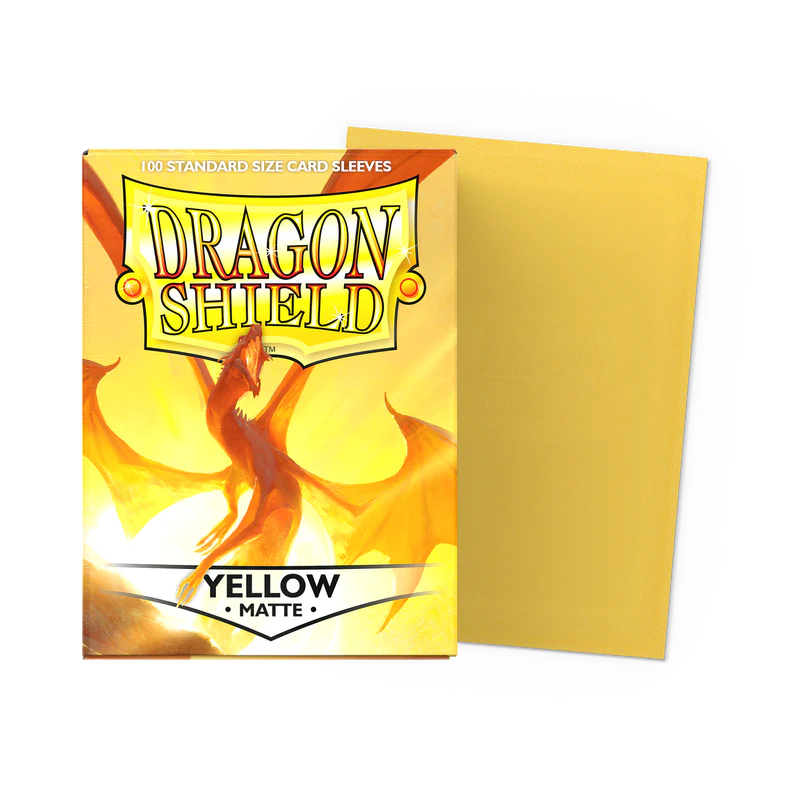 Dragon Shield 100ct Box Matte Yellow