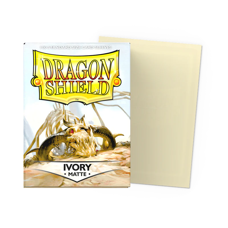 Dragon Shield 100ct Box Matte Ivory