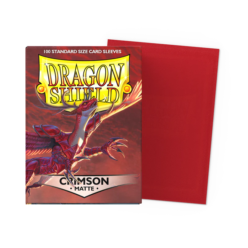 Dragon Shield 100ct Box Matte Crimson