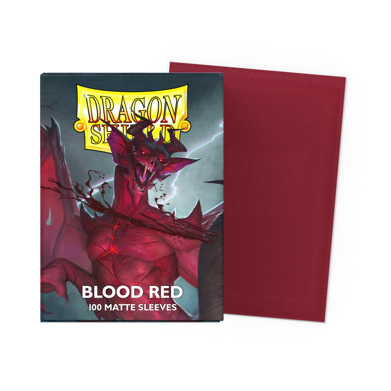 Dragon Shield 100ct Box Matte Blood Red