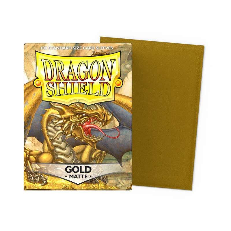 Dragon Shield 100ct Box Matte Gold