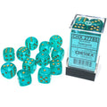 Borealis Teal Gold Luminary 16mm D6