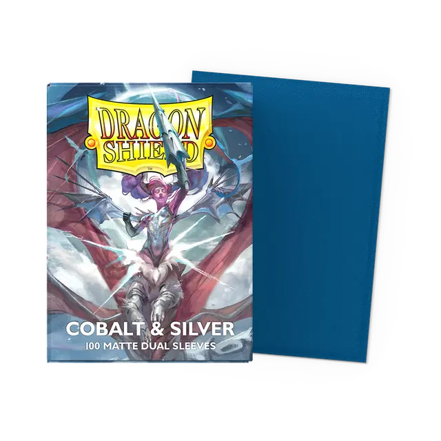 Dragon Shield Cobalt & Silver