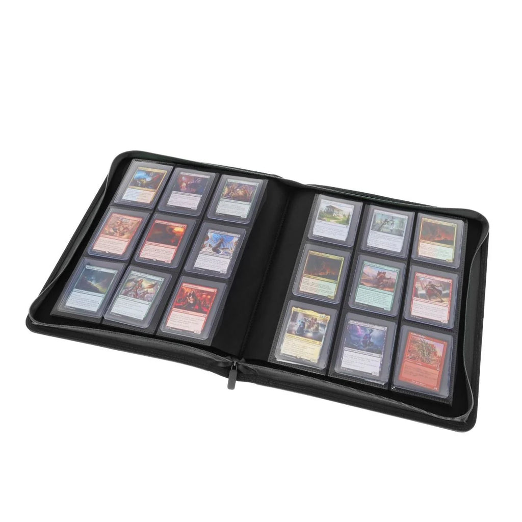 BCW Z-Folio 9-Pocket LX Topload Channel Binder - Black