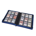 BCW Z-Folio 9-Pocket LX Topload Channel Binder - Blue