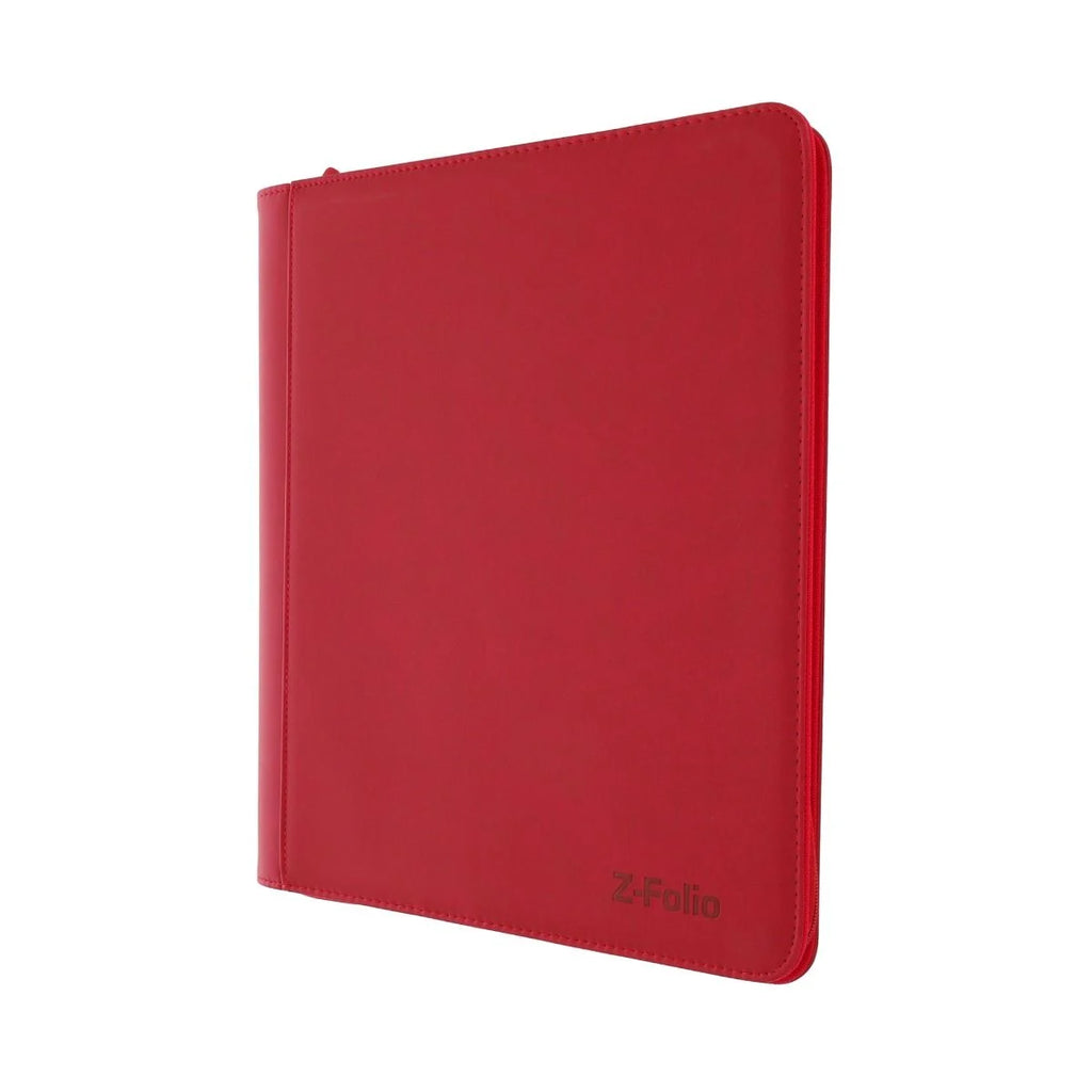 BCW Z-Folio 9-Pocket LX Topload Channel Binder - Red
