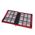 BCW Z-Folio 9-Pocket LX Topload Channel Binder - Red