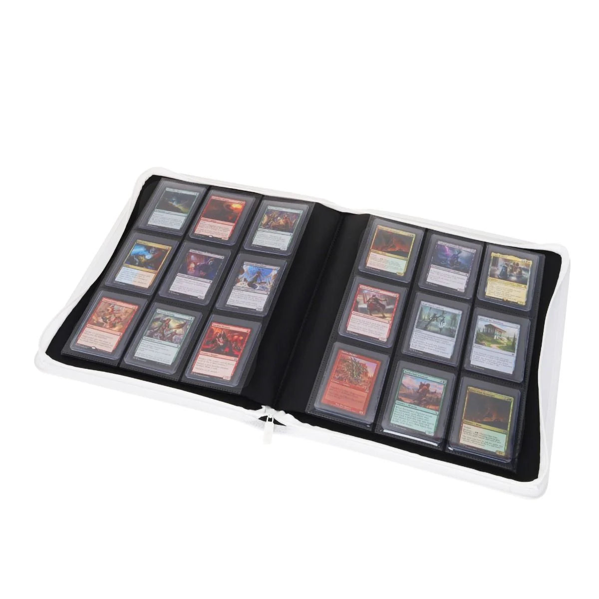 BCW Z-Folio 9-Pocket LX Topload Channel Binder - White